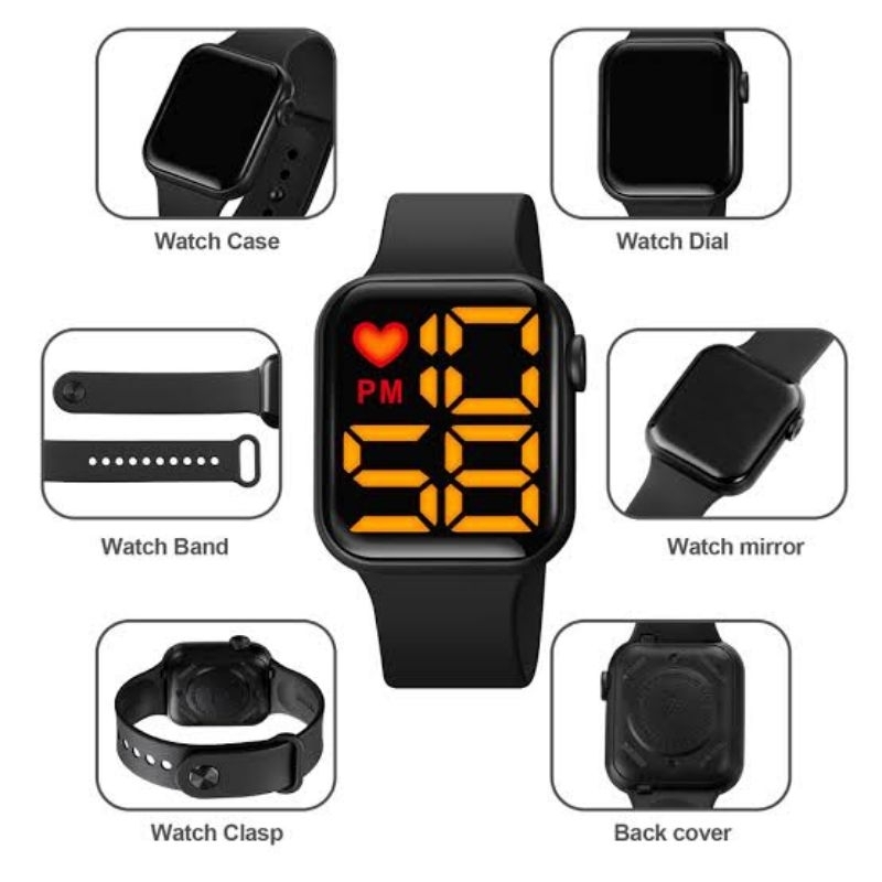 Jam Skmei 1876 original free gift box