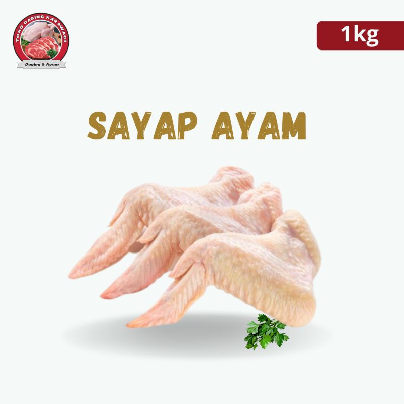 

Sayap Ayam / Chicken Wings - 1kg