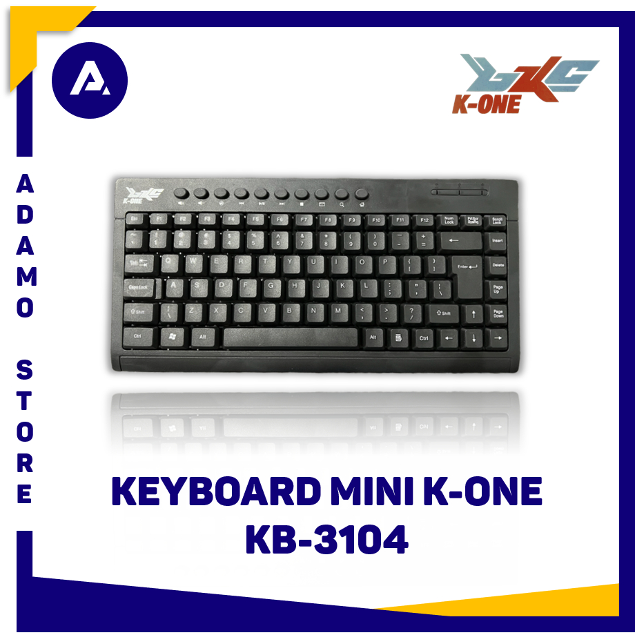 Keyboard Mini Multimedia USB K-One KB-3104