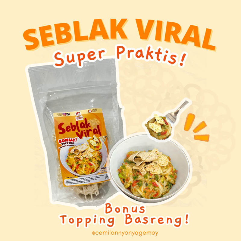 

Seblak Viral Kerupuk Putih Nyonya Gemoy