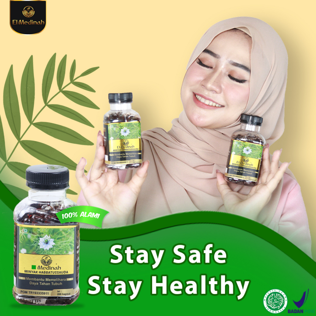 Minyak Habbatussauda El Medinah | Habbasyi Oil Habbasy Oil Minyak Habbat 200 kapsul