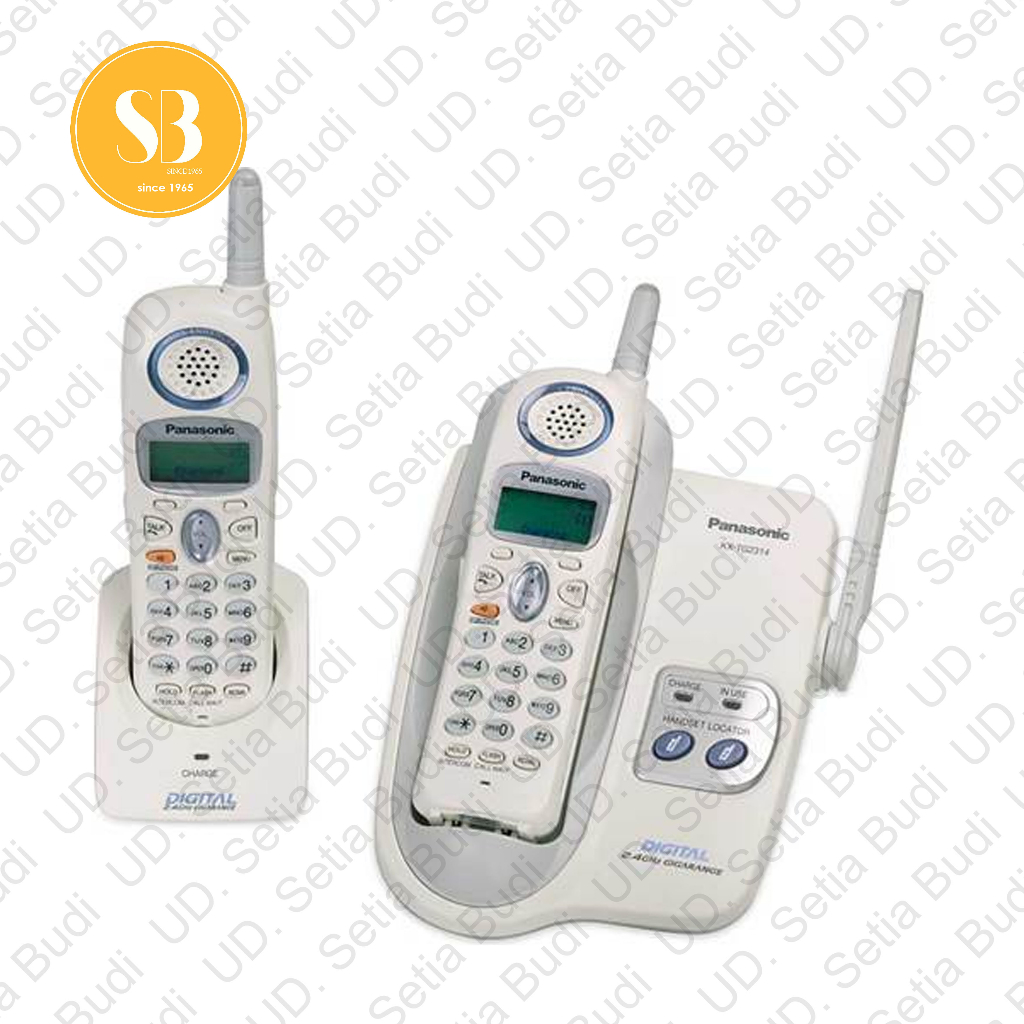 Telepon Cordless / Wireless Isi 2 Panasonic KX-TG 2314 W Asli Jepang