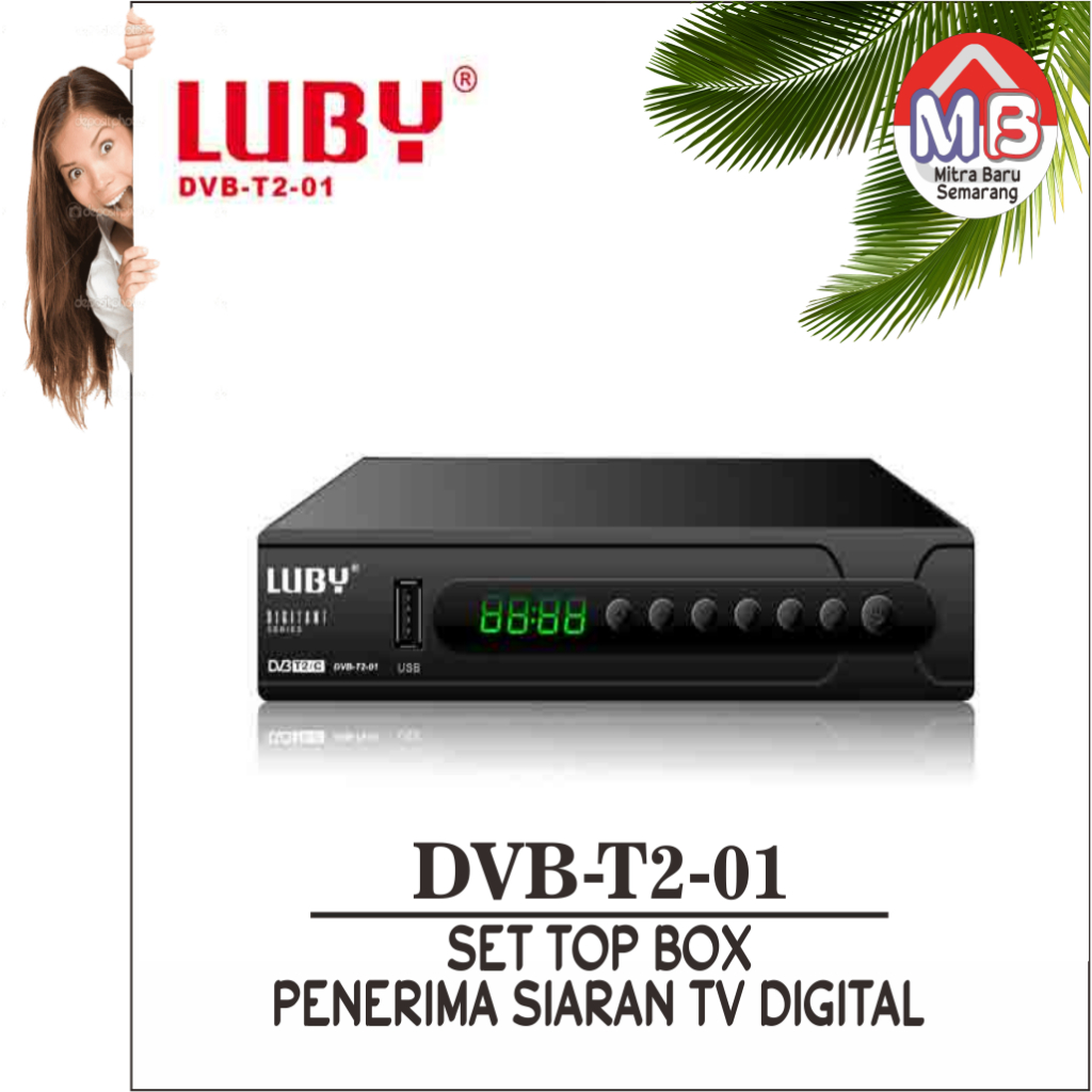 SET TOP BOX Luby tipe STB LUBY DVB - T2 - 01
