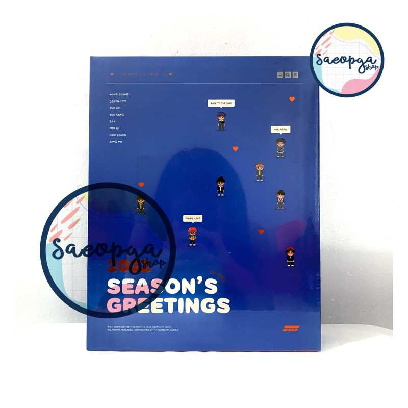 [SEALED] ATEEZ - SEASONS GREETINGS 2022 OFFICIAL FULLSET SEALED SG SEASON GREETING