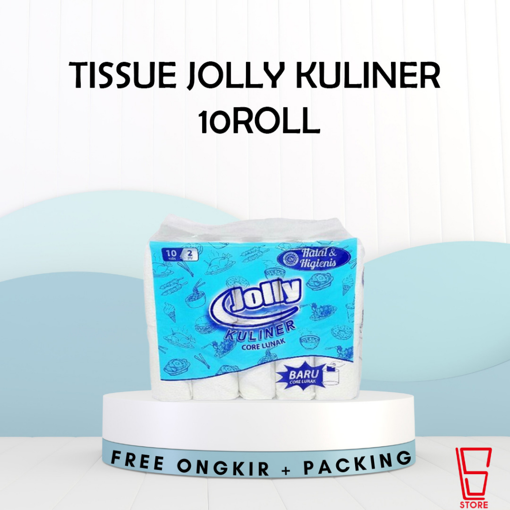 TISSUE JOLLY KULINER 10 ROLL / TISSUE JOLLY KULINER / TISSUE JOLLY