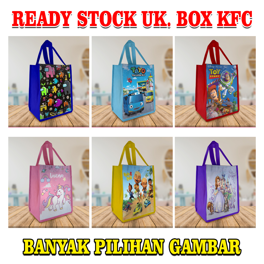 

TAS ULTAH TERLARIS / TAS ULANG TAHUN / TAS READY STOK 75gsm TEBAL POTRAIT