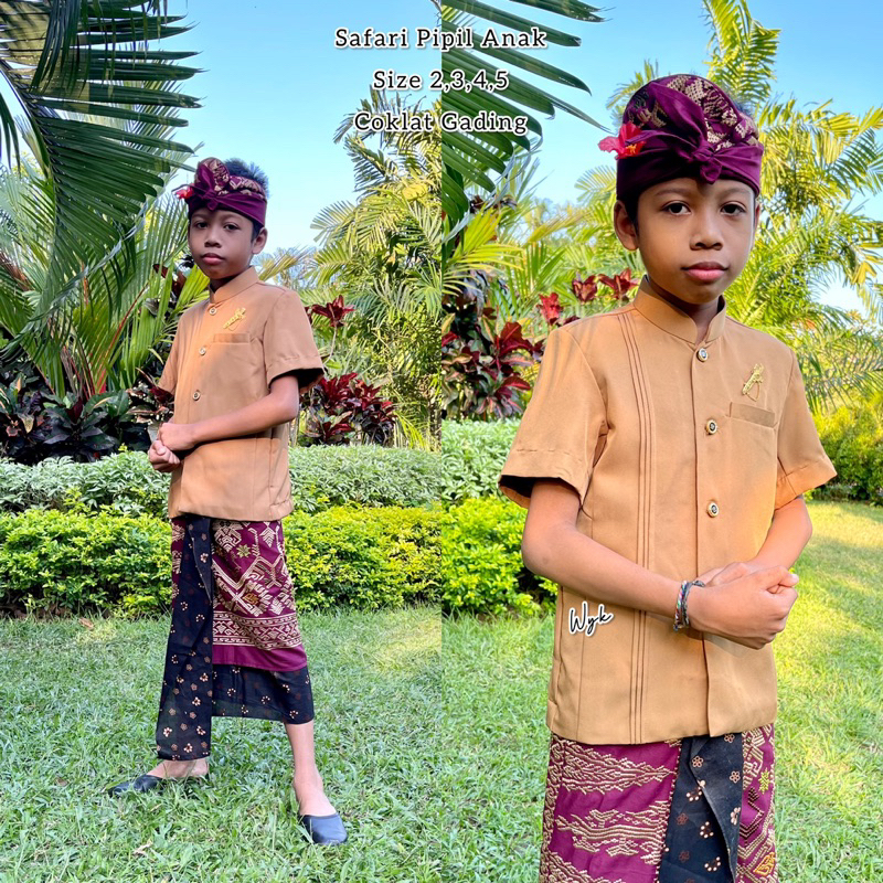 Safari Pipil Anak/Safari Original/Baju Saja/Baju Koko Anak