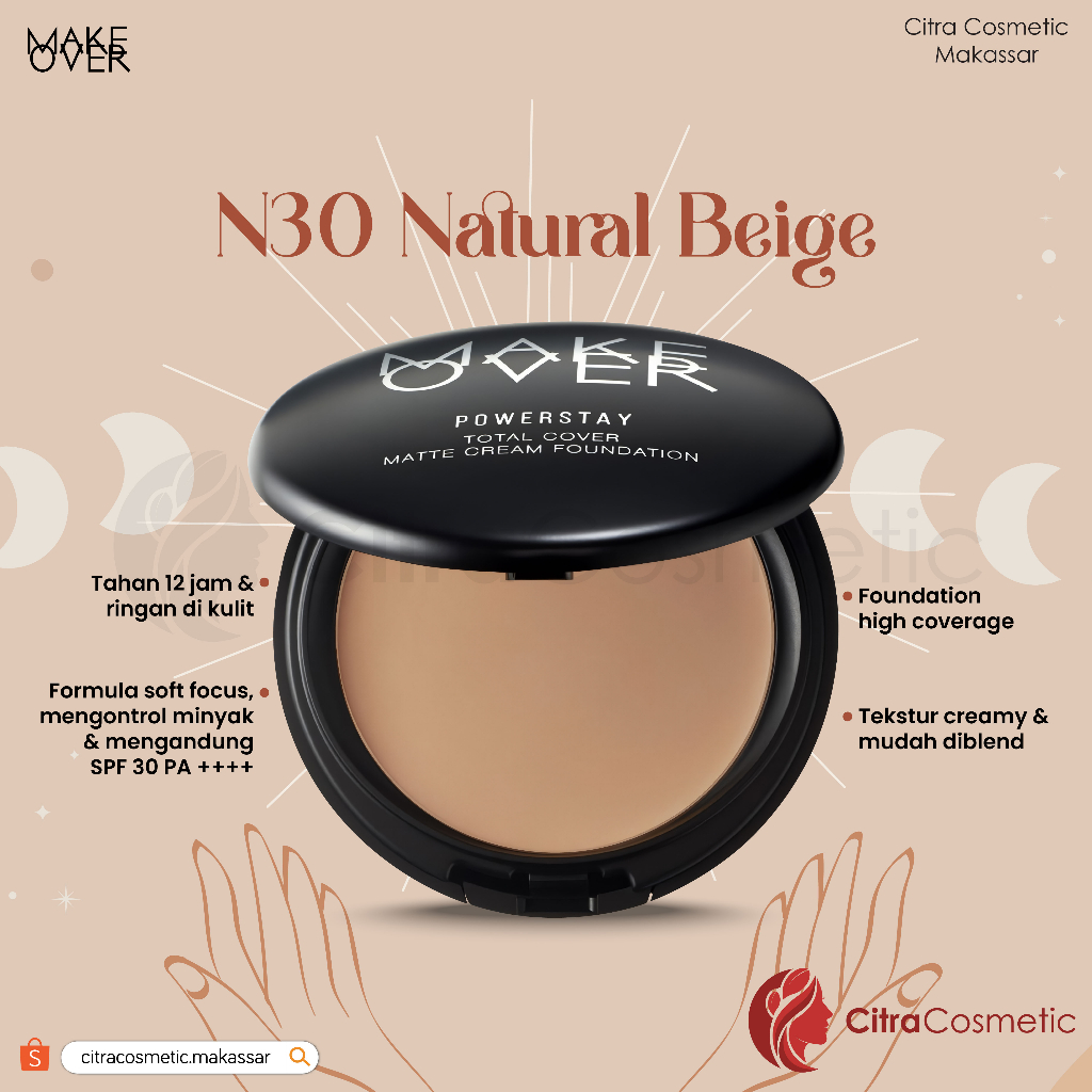 Make Over Powerstay Total Cover Cream Foundation Series