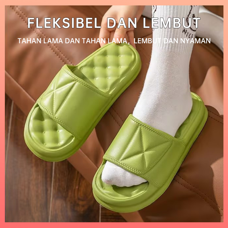 Sendal Jelly Wanita Slip On import Kekinian Sandal Selop Wanita Karet Korea Dewasa Sandal Slide Wanita Murah Empuk EVA