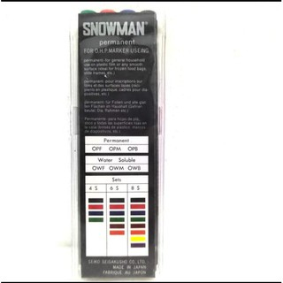 

Snowman Permanent Marker/OPF/OPM / Spidol Permanen Snowman OPM/OPF