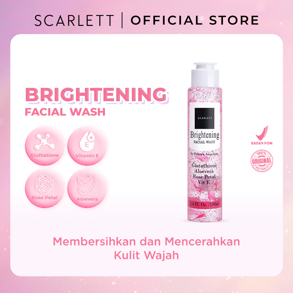 Scarlett Whitening Basic Skincare Set