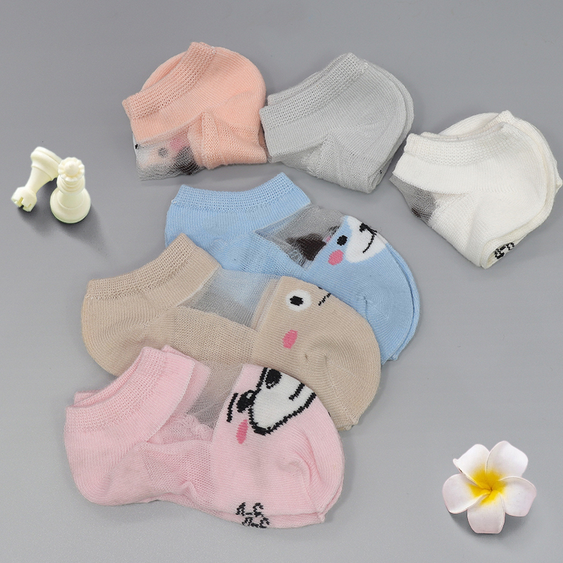 Kaos Kaki Anak Bayi Karakter Boneka Lucu Kaus Kaki Kartun Fashion / Baby Socks Murah Transparan C 130/160/163