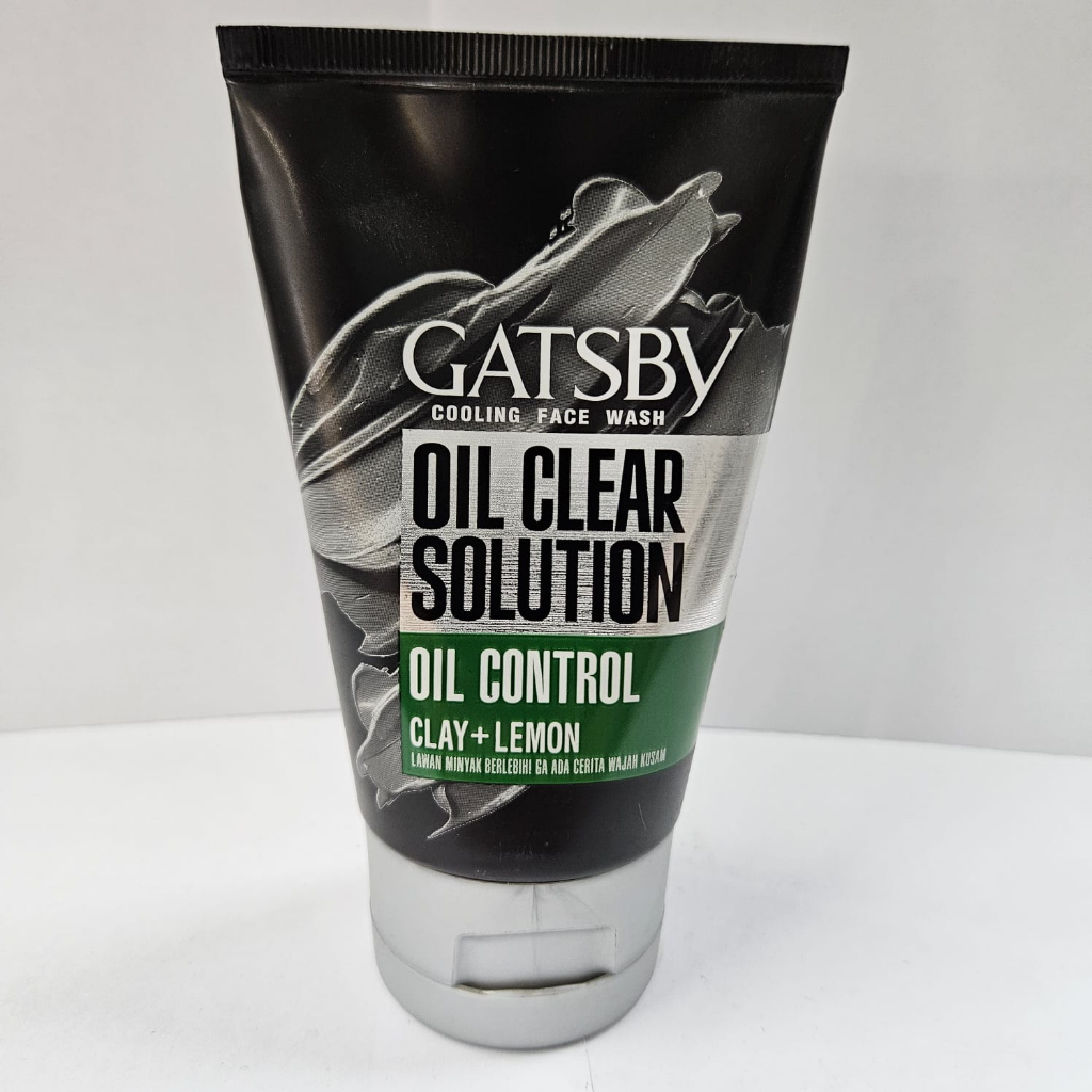 Gatsby Cooling Face Wash Oil Clear Solution: Clay + Lemon 100 gram