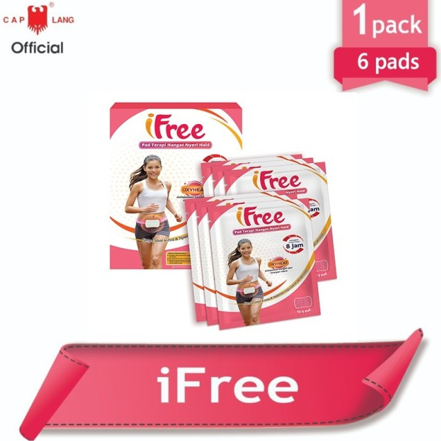 caplang ifree pad kompres hangat nyeri haid