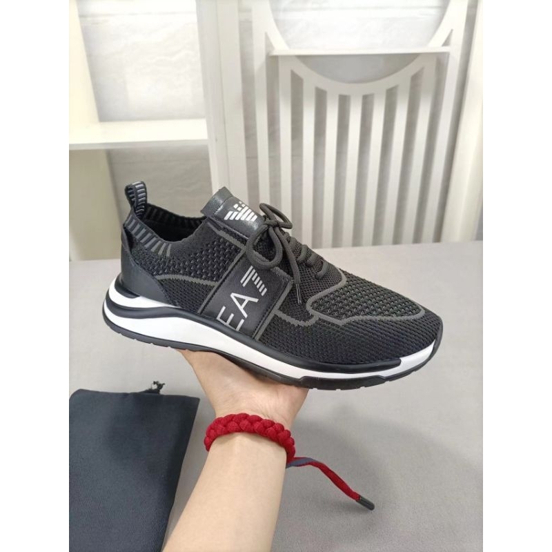 sepatu pria ea sneaker cowok slip on men shoes runner p1shoes top