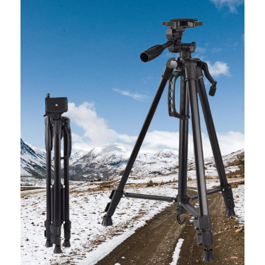 Tripod 3366 for Camera Digital Smartphone Tripod HP 140cm  Free Holder HP