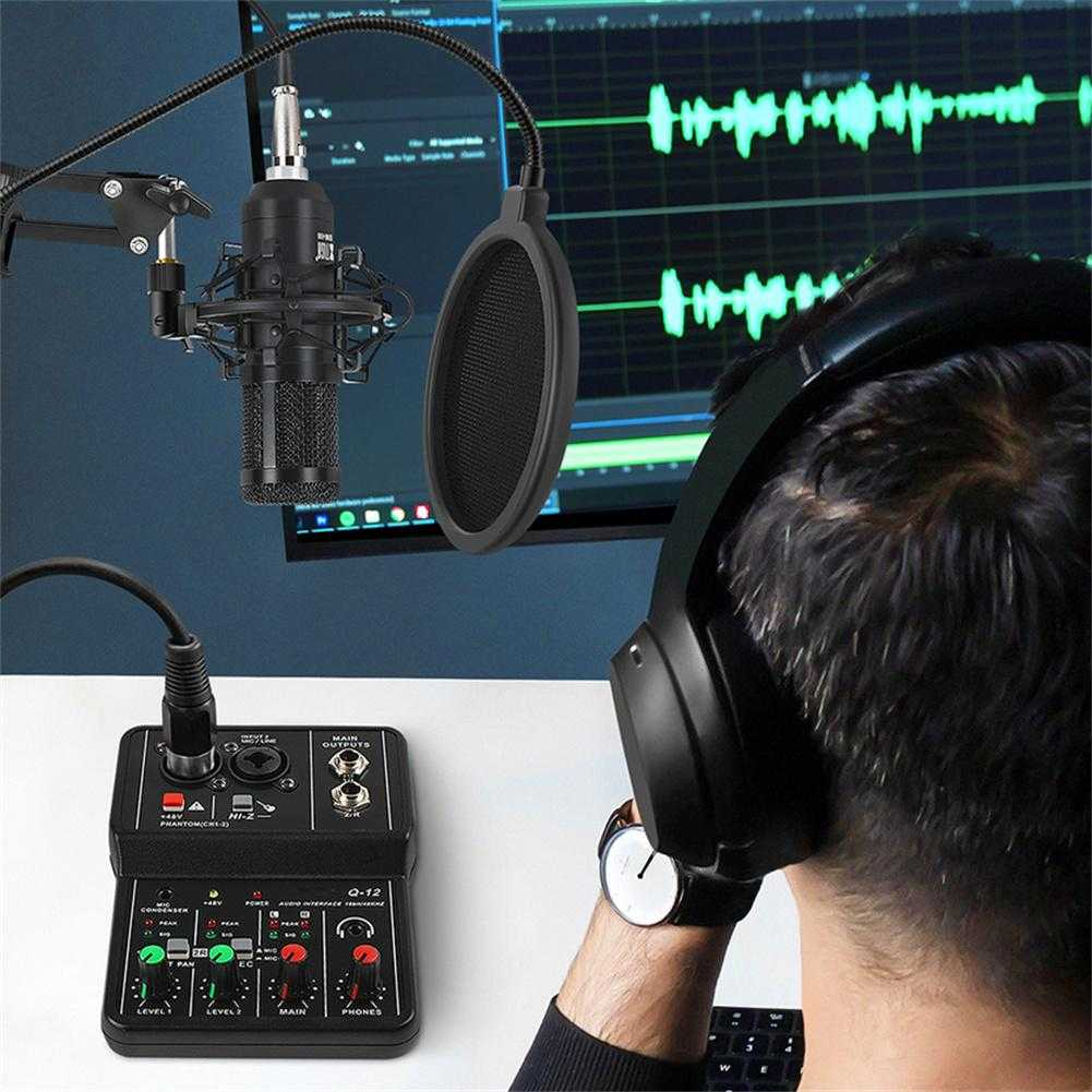 Sound Card USB Mini Portable 2 Way Driver Free Mixer Soundcard Rekam Real Time Tanpa Delay Penangkap Sinyal