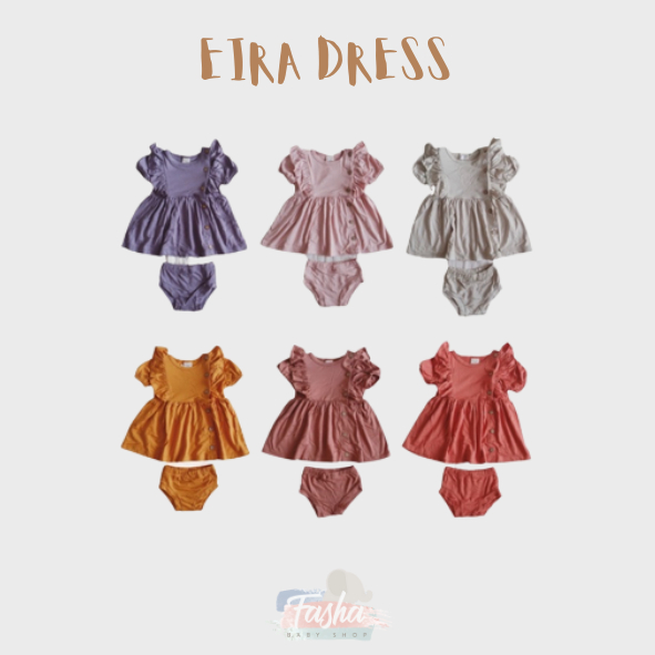 Fashababy - Bell & Boo - EIRA DRESS -  Dress Anak Perempuan