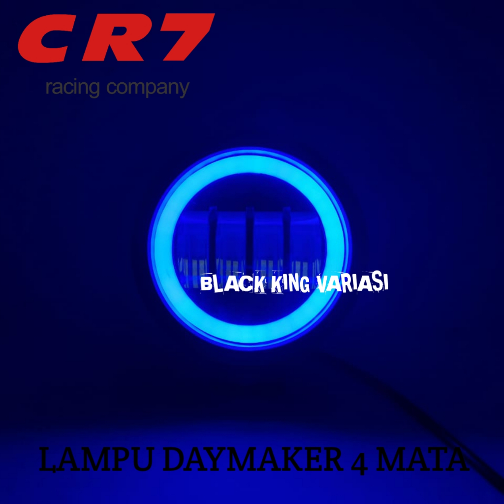 Lampu Tembak Sorot LED 2 Warna Putih Kuning Lampu Tembak Daymaker 4 Lensa Lampu Daymaker Cree Universal