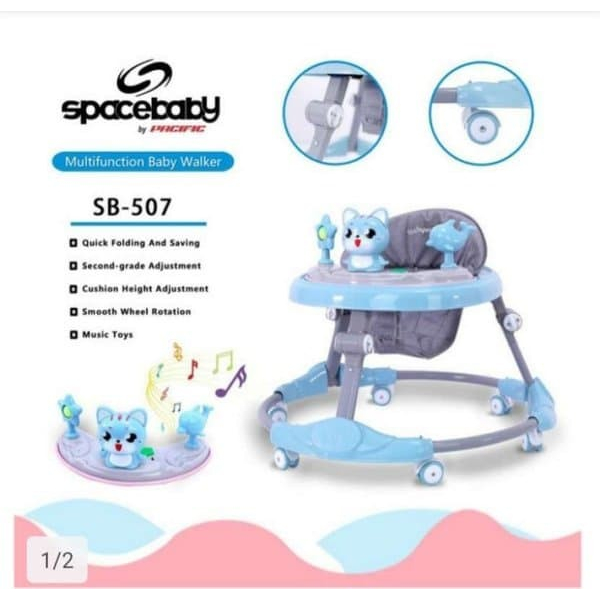 [OMS Babyshop] Baby Walker Space Baby / Space Baby Prewalker