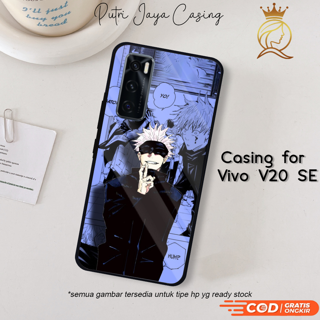 Casing Vivo V20 SE Terbaru AnimeGojo Case V20 SE Hardcase Softcase Glosy Kesing Terlaris Putricasing