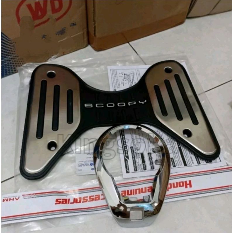 Bordes karpet pijakan kaki NEW SCOOPY 2021 - 2022 - 2023 original Honda AHM