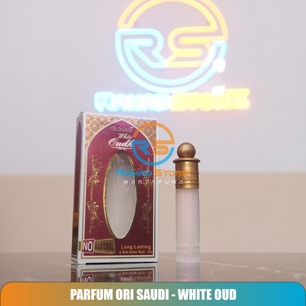 Parfum Al Nuaim 6ml Aroma White Oudh dan Kashmiri Oudh Original Import
