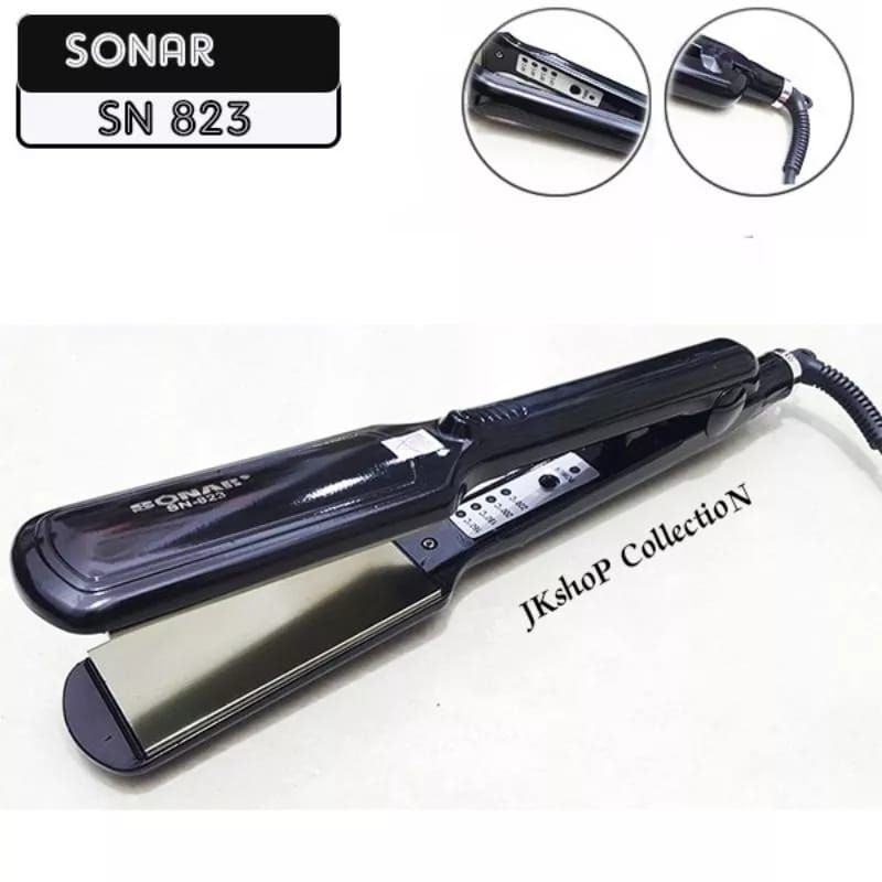 CATOK SONAR SPLINT STRAIGHT HAIR CATOK PLAT LURUS SN-823 CATOK TEMPERATUR SUHU