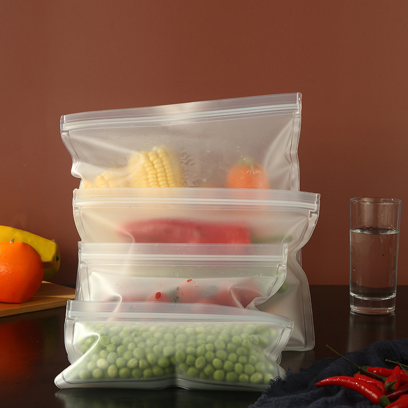 Plastik Makanan Ziplock Kulkas Tebal / Self Sealing Food Bag PR0303