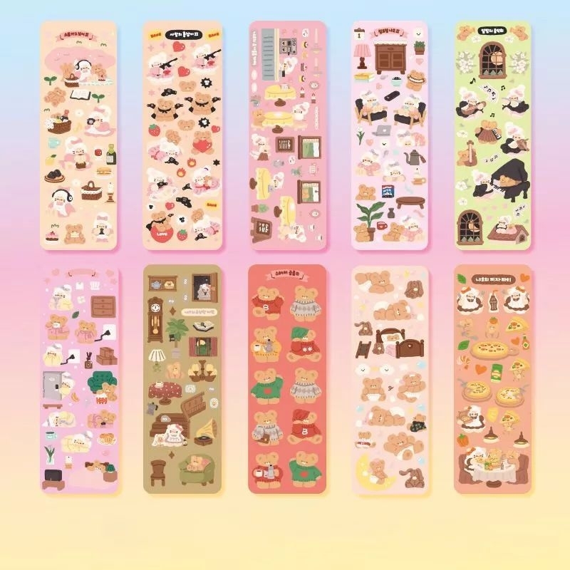 

FUNNY CAT - KEIVRYTHING Sticker Sheets Journal Planner Kawaii Aesthetic Kiss Cut