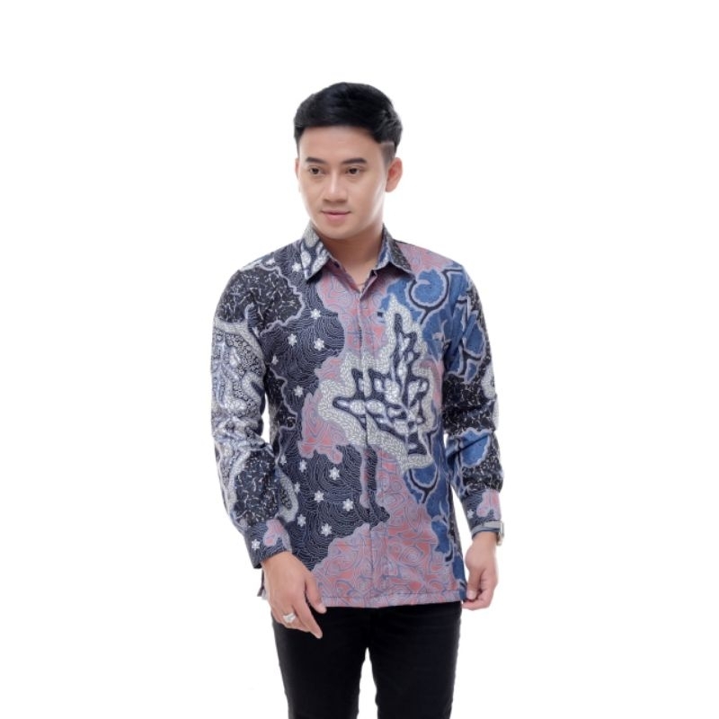 kemeja batik pria size M L XL XXL