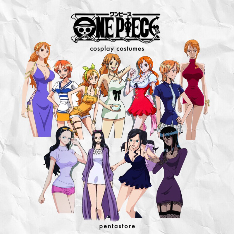 Nami / Robin One Piece Costume Cosplay ⋆ Kostum Anime