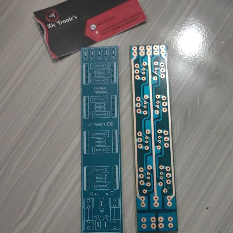 PCB TR FINAL 4 SET TOSHIBA NJW MJL PLUS FUSE