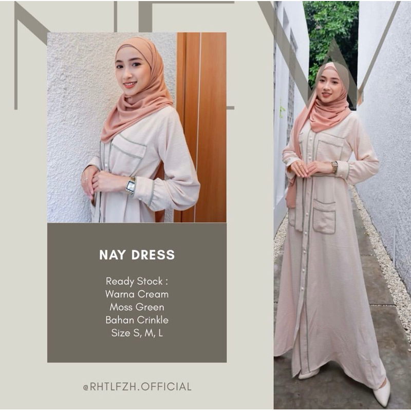 PRELOVED NAY DRESS BY RHTLFZH JAVINA KALEELA HIKMAT LNW BAJU MURAH BAJU PRELOVED BAJU GAMIS