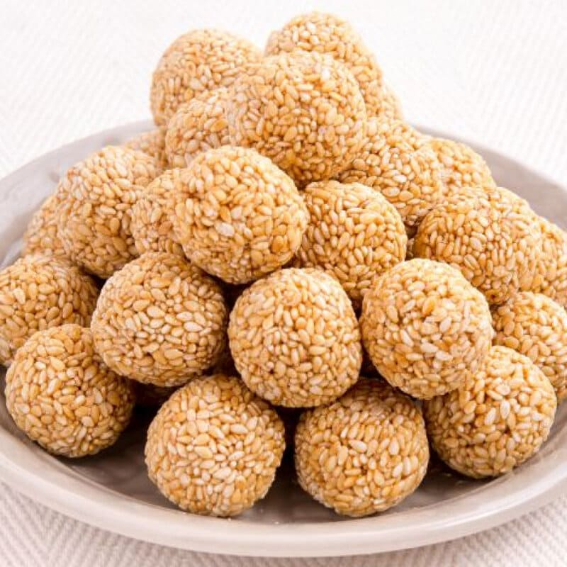 

Ay00! Til Ladoo Chheda's / Cemilan Manisan Wijen India Laduu Sesame Chhedas