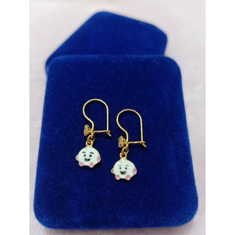 ANTING ANAK PERAK 925 LAPIS MAS