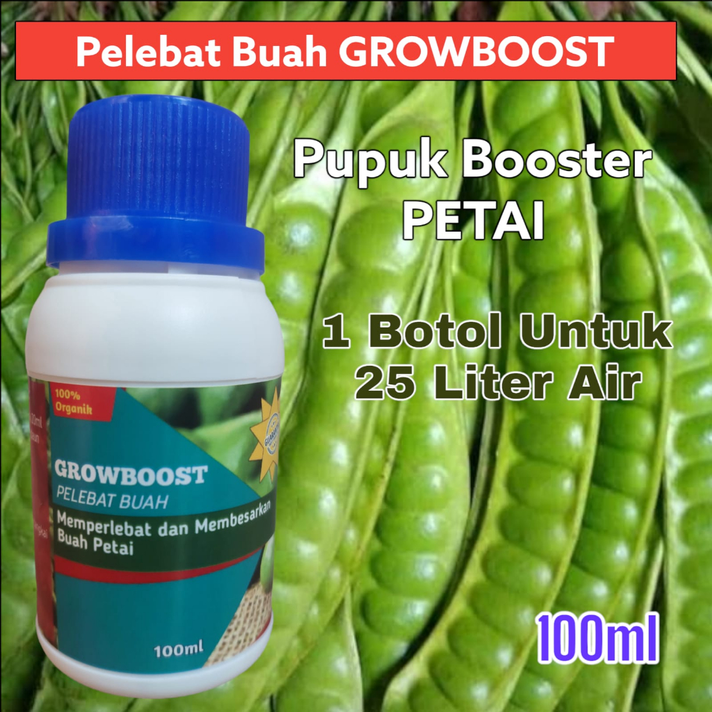 Pupuk Buah Petai Premium Organik GrowBoost Buah Petai 100ml