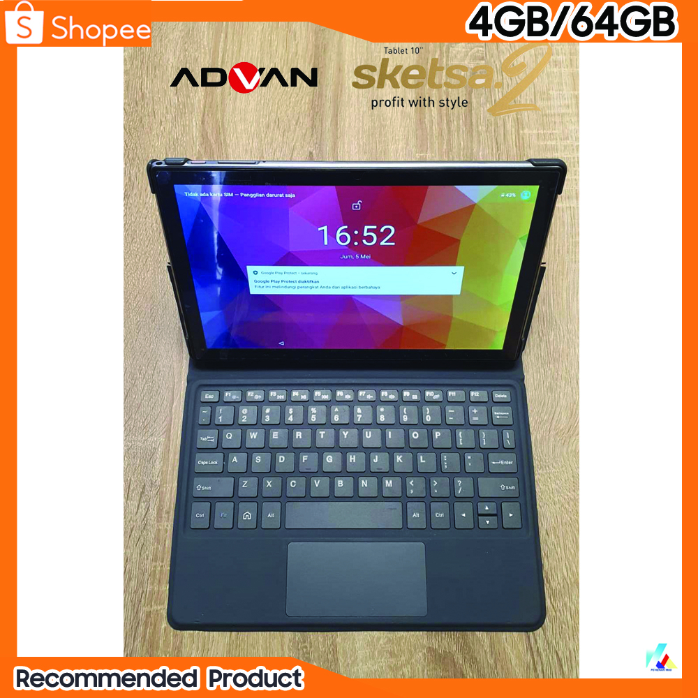 ADVAN TAB SKETSA 2 Resmi Fullset Second Berkualitas