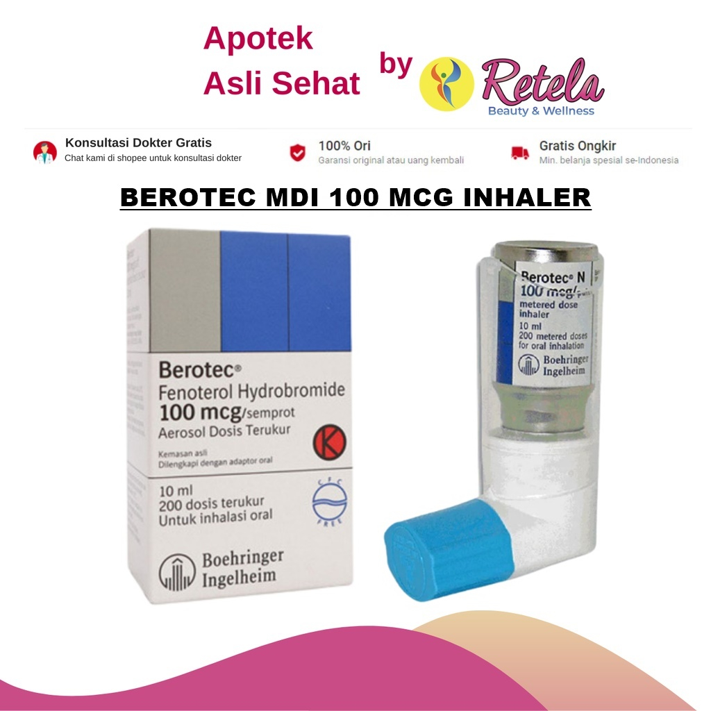 BEROTEC INHALER 100 MCG