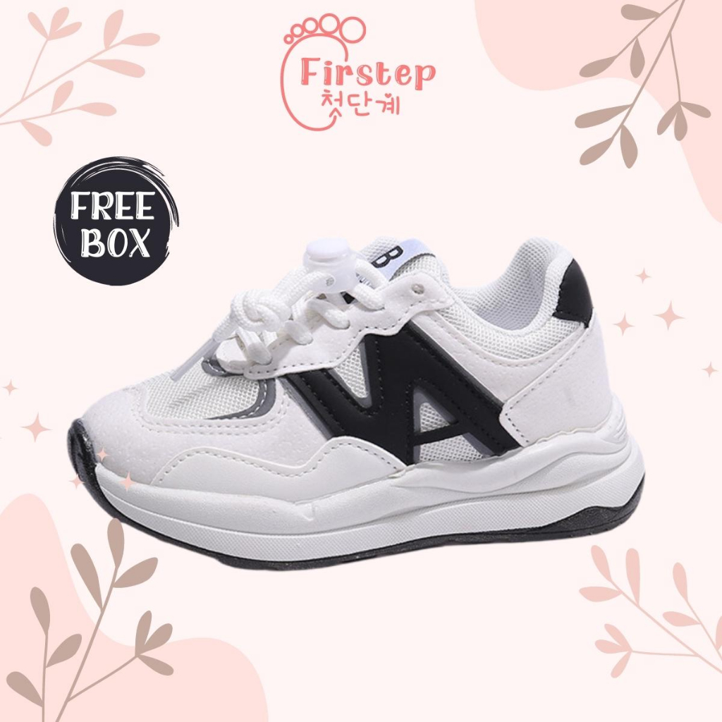 Sepatu Anak Perempuan Dan Laki Laki Import Sneaker Anak Usia 1-5 Tahun FS155