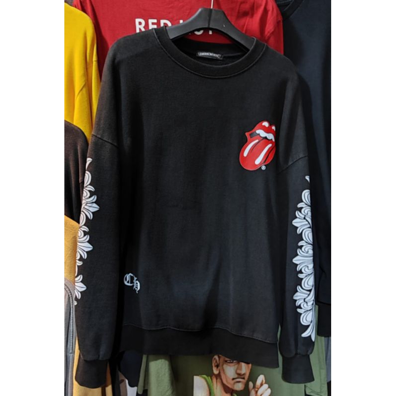 YTTA Sweater Ganteng Chrome Heart X Rolling Stones