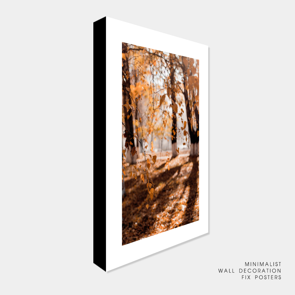 Hiasan dinding minimalis poster forest Wall decoration