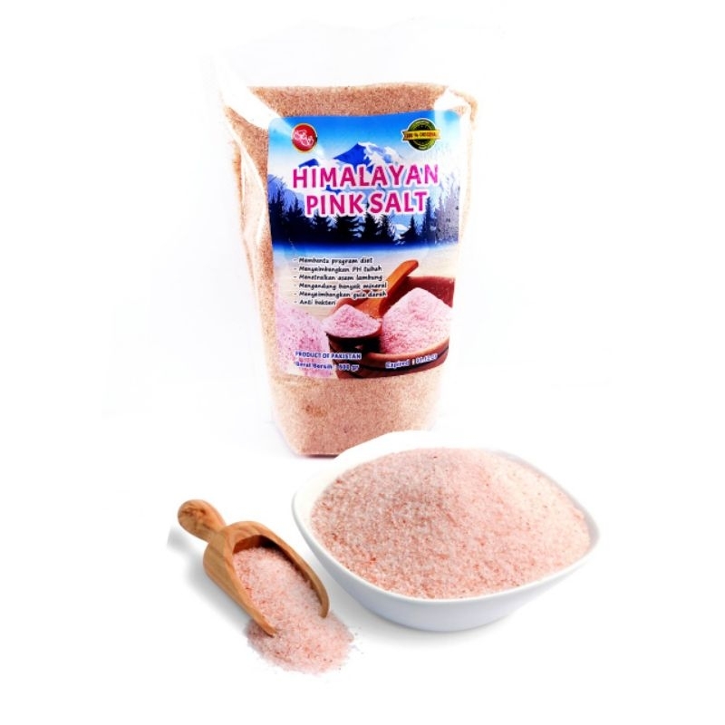 

Himalaya salt 500gr garam himalaya
