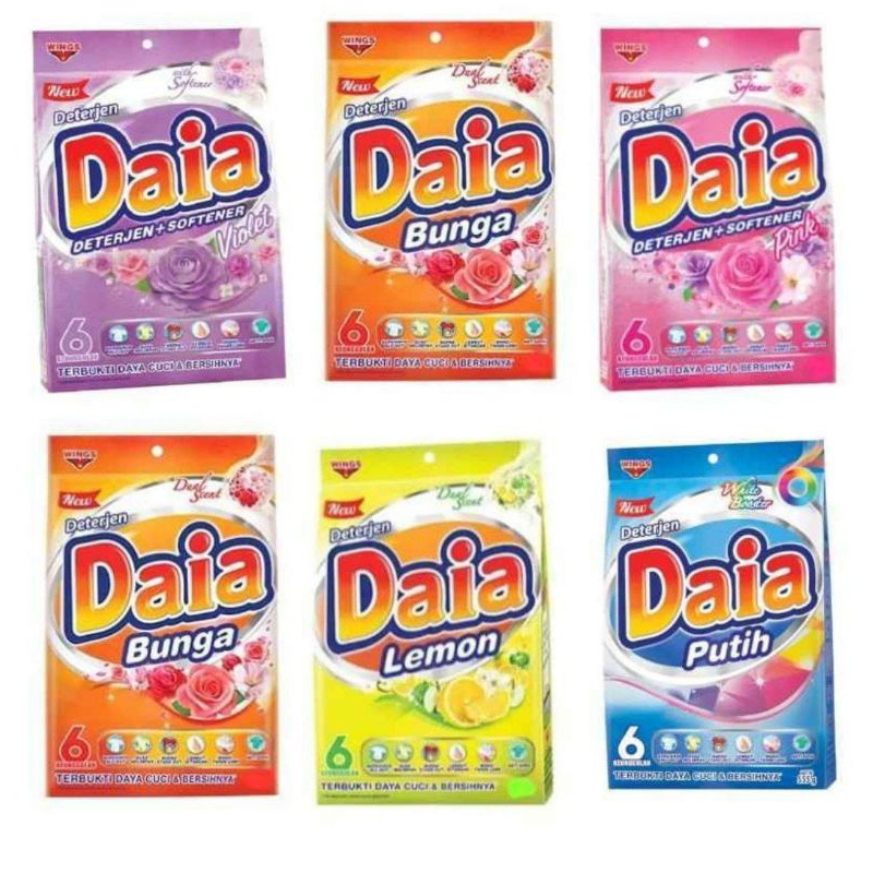 Deterjen bubuk Daia 800 gram