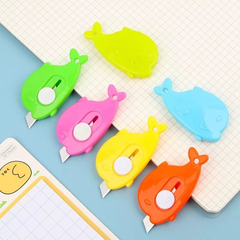 

cutter mini dolpin pembuka paket