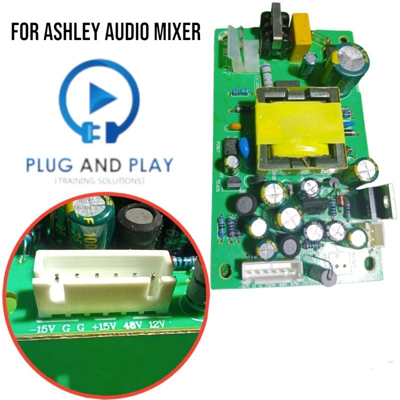 modul power supply mixer audio khusus merek Ashley