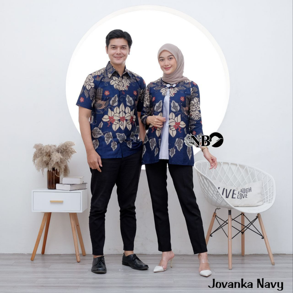 MCbatik Couple Batik | Atasan Couple Batik Blouse Kemeja Lengan Pendek Tampil Elegan Terbaru