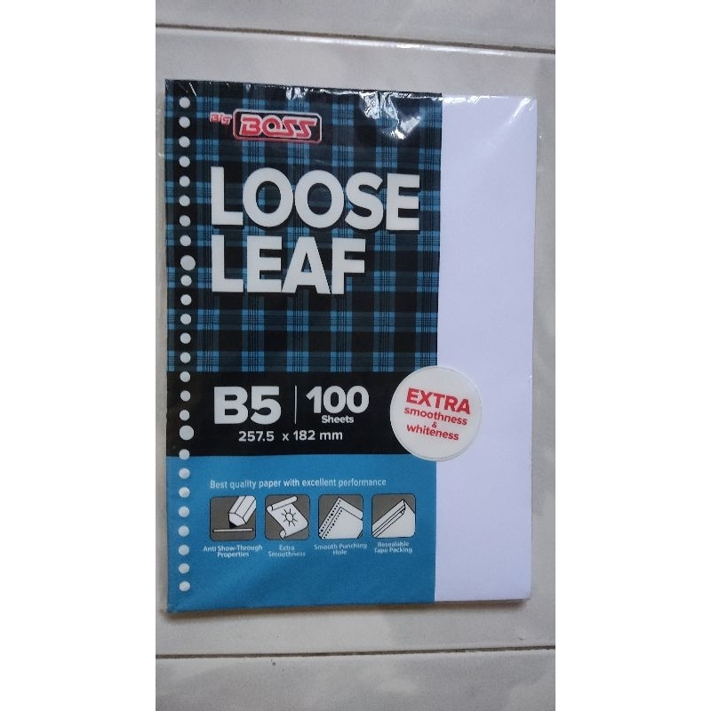 

Loose Leaf B5 Isi 100 Polos