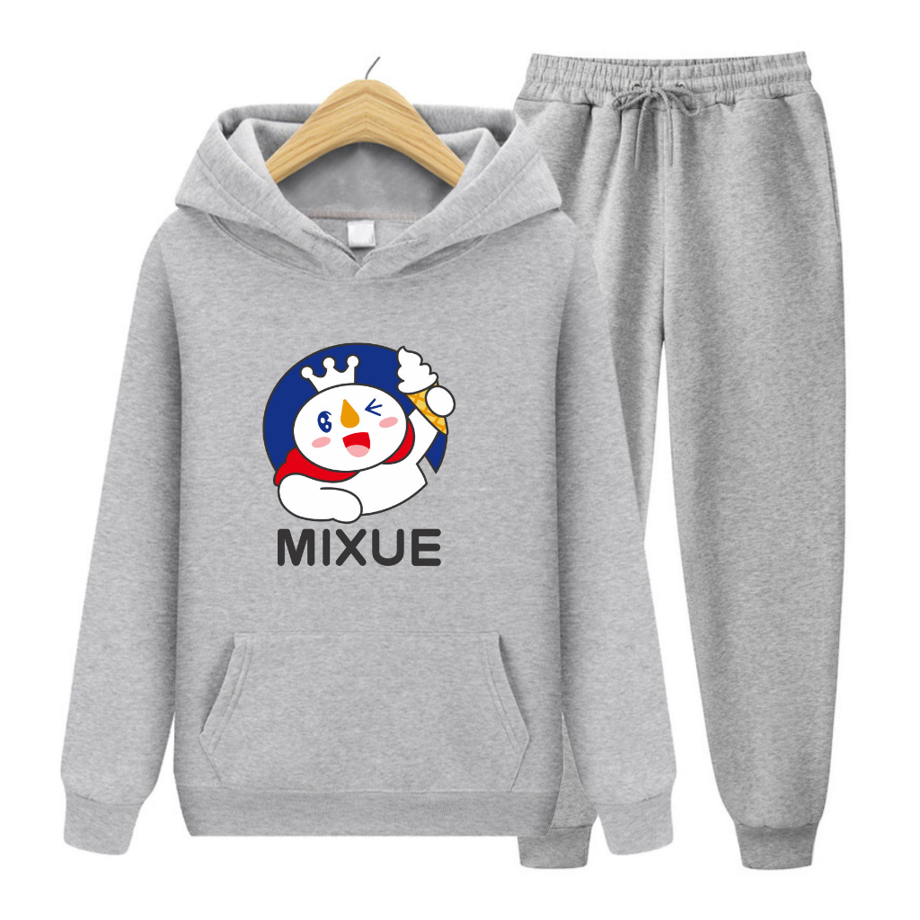 Sweater Hoodie Mixue Anak Viral Atasan/Setelan Hoodie Size M,L,XL Bisa Bayar Ditempat COD