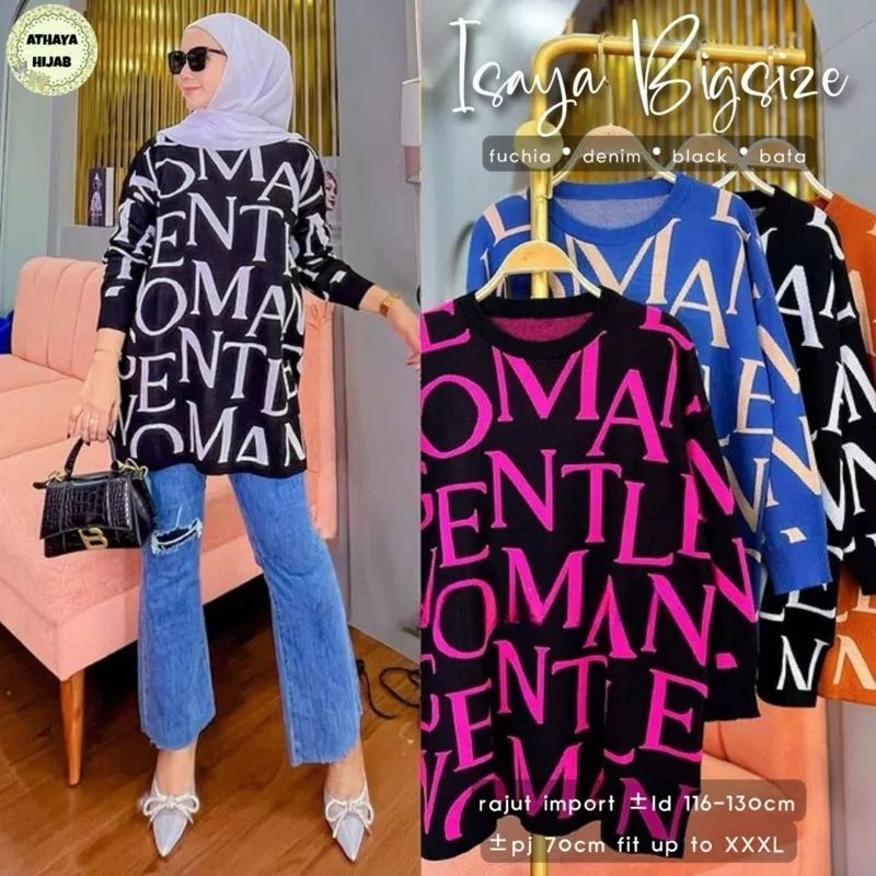bluse rajut import prenium